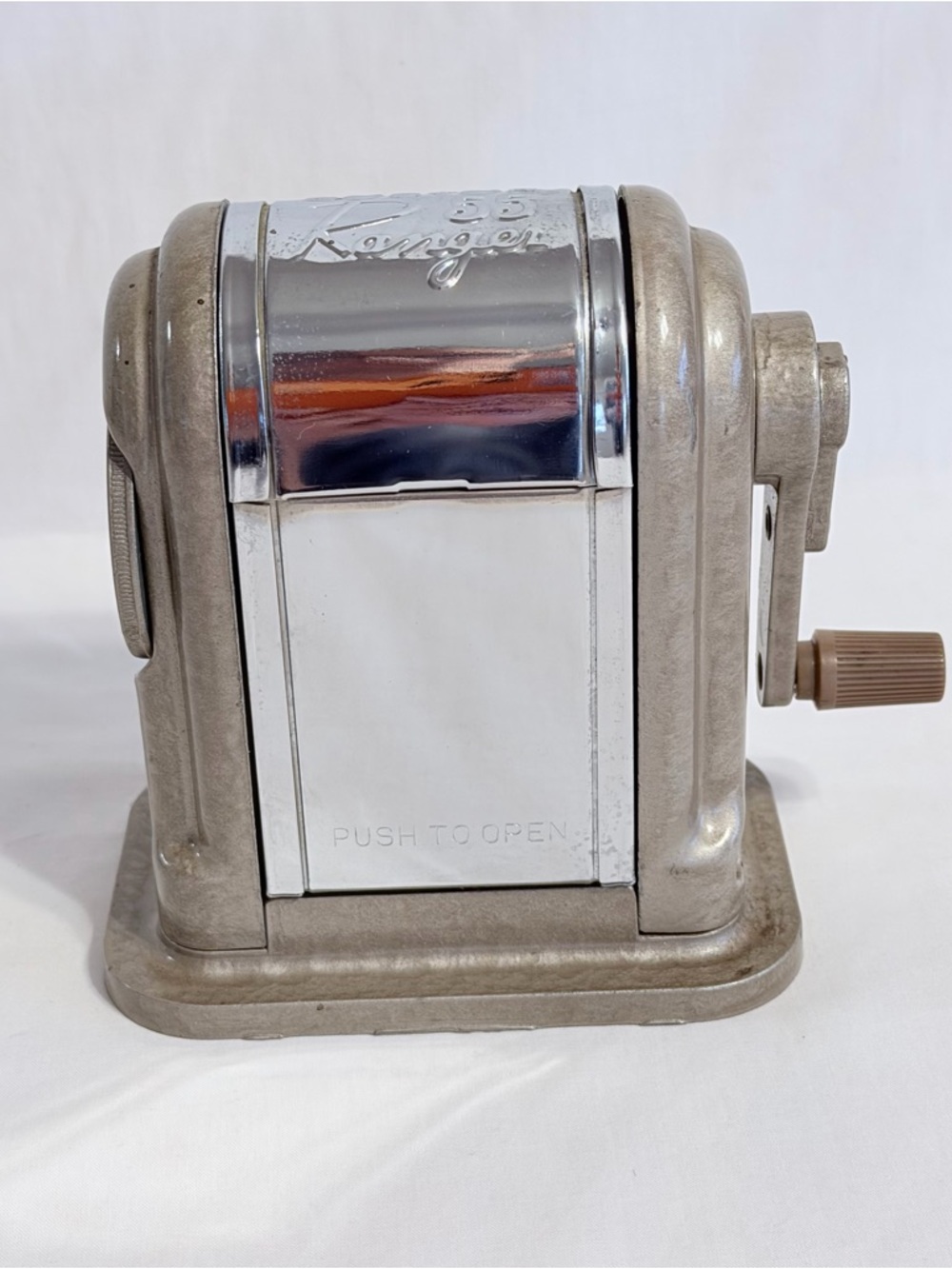 Vintage Boston Ranger 55 Pencil Sharpener 6 Hole Adjustable Selector
